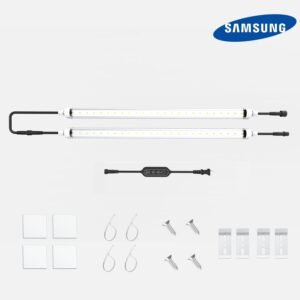 01_91ecbcb3-361f-41e4-b608-da51a310cd3b.jpg T8-20 LED Tube Grow Lights 2-Pack | Seedlings & Shelves