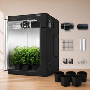1 150x150cm Grow Tent Ventilation Kit
