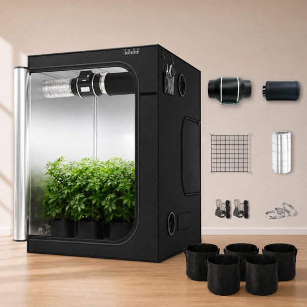 1 150x150cm Grow Tent Ventilation Kit