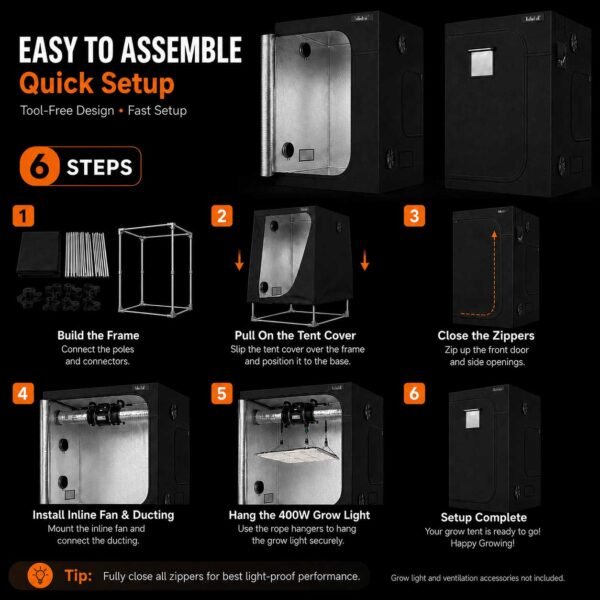 150x150x200cm Grow Tent