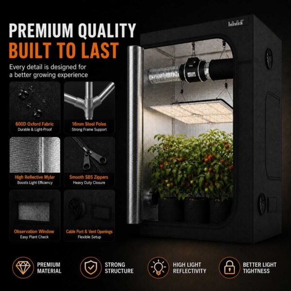 150x150x200cm Grow Tent