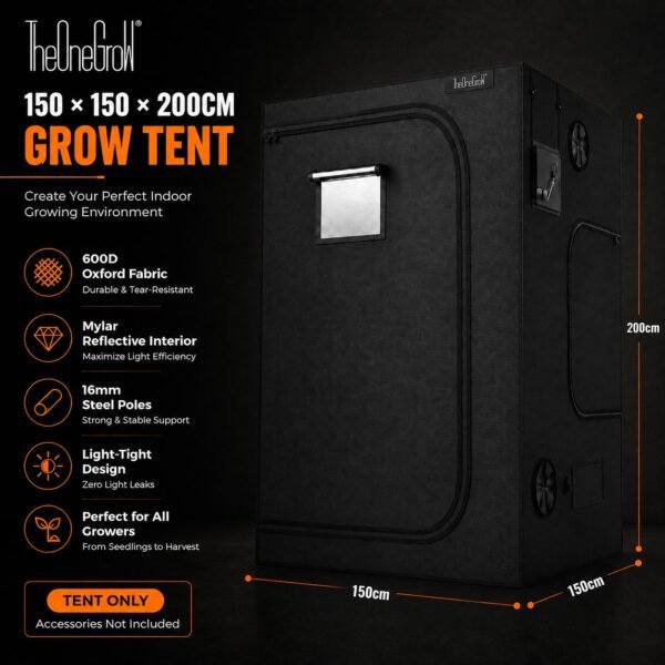 150x150x200cm Grow Tent