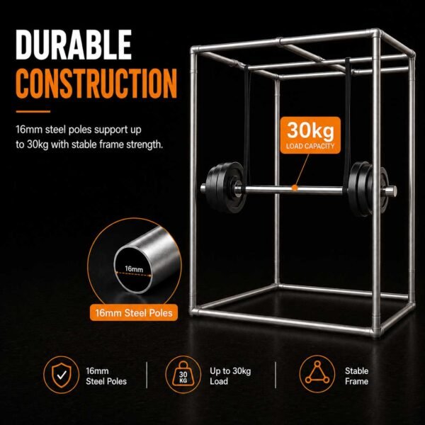 5 150 × 150cm ventilation kit — Steel frame construction illustration