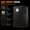 120x120x200cm Grow Tent