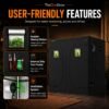 240x240x200cm Grow Tent