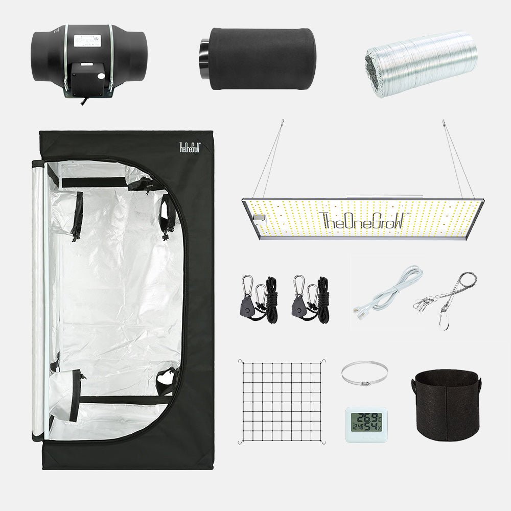 MA200 indoor grow tent kit 90x90cm complete bundle