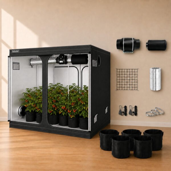 300x300cm Grow Tent Ventilation Kit