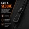 240 × 240cm ventilation kit — Double-stitched zipper close-up
