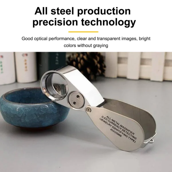 40x Illuminated Magnifying Glass product view 05