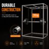 90 × 90cm ventilation kit — Steel frame construction illustration