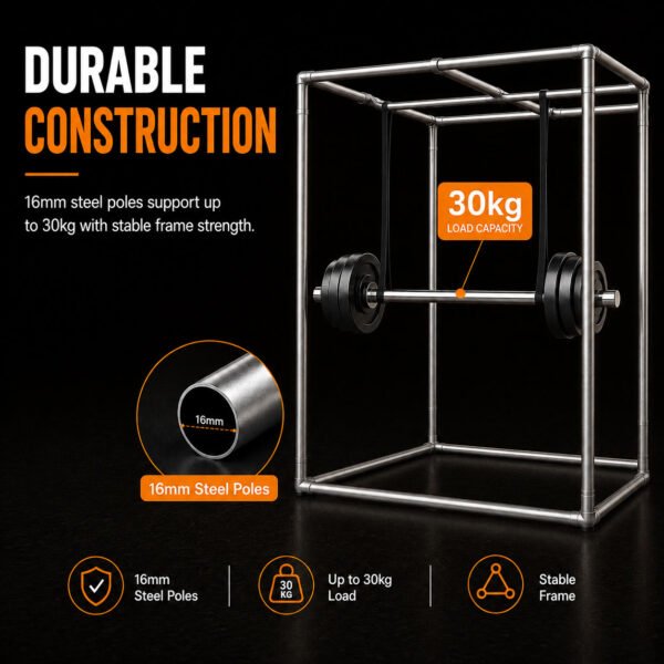 90 × 90cm ventilation kit — Steel frame construction illustration