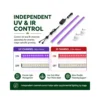 U60 60W UV+IR Supplemental Grow Light product view 06