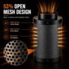 300x300cm Grow Tent Ventilation Kit
