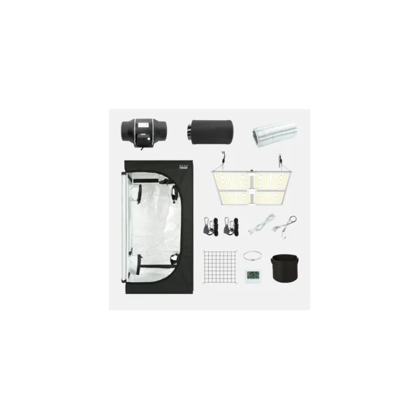MA400 90x90cm Grow Tent Kit on a clean white background – 90x90 grow tent kit 400w