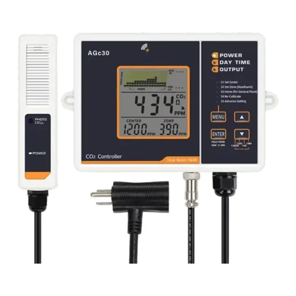 CO2 Controller for Grow Rooms on a clean white background – CO2 controller