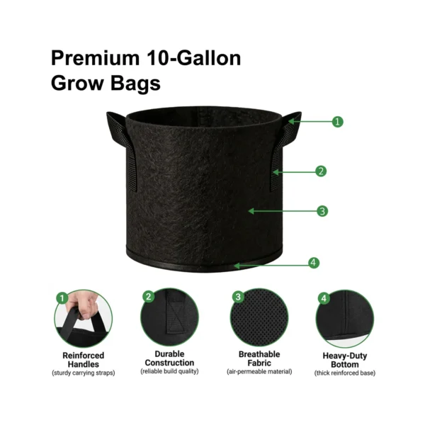 Fabric Grow Bags – product view 02 Fabric Grow Bags product view 02