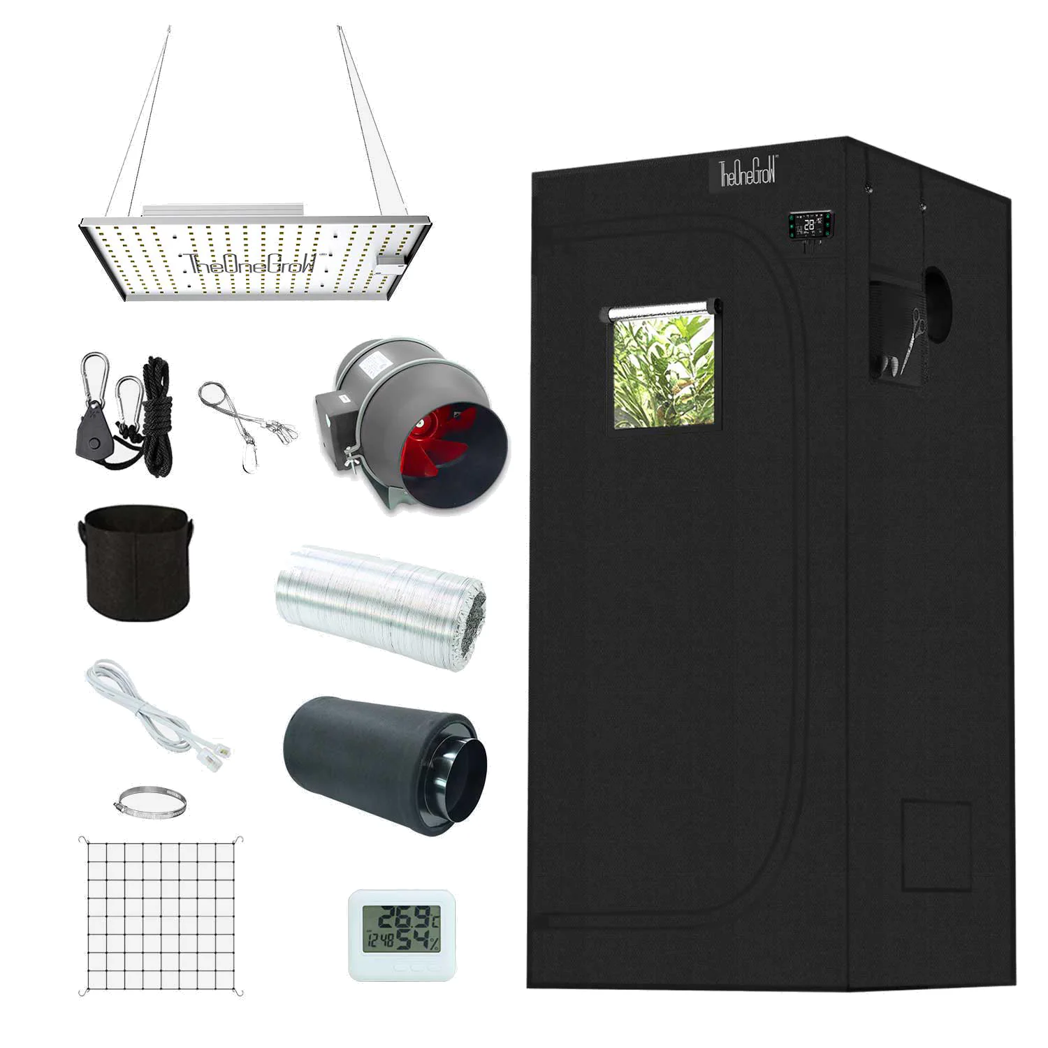 MA120 60x60cm grow tent starter kit