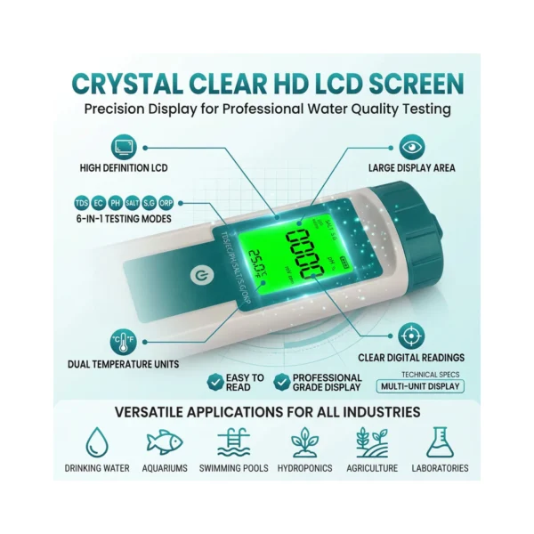 pH EC TDS Water Quality Meter – product view 05 pH EC TDS Water Quality Meter product view 05