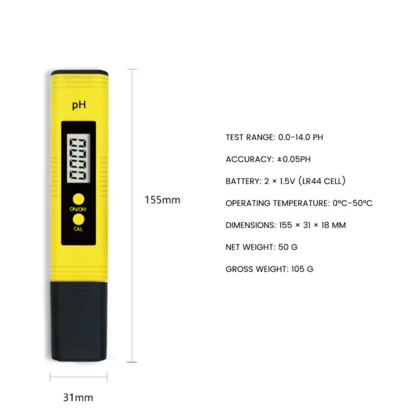 Digital pH Meter for Hydroponics product view 02