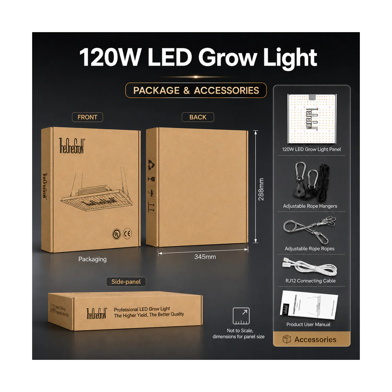 MA120 120W Quantum Board LED Grow Light product view 03