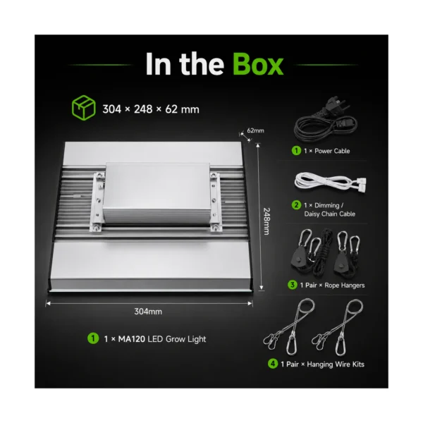 MA120 120W Quantum Board LED Grow Light product view 06