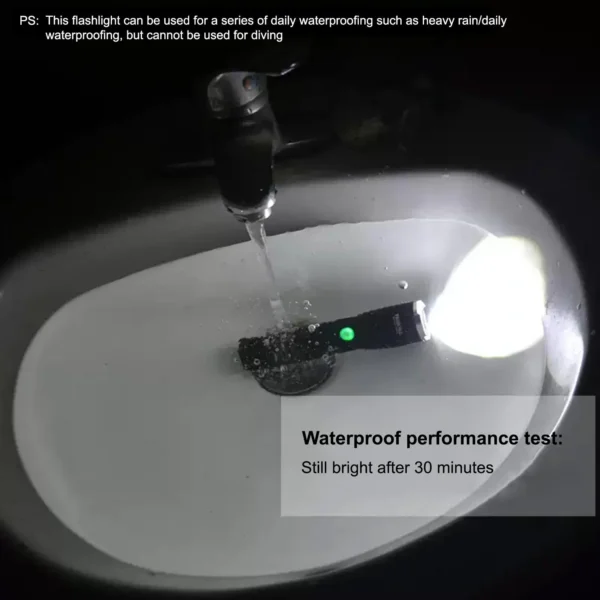 Rechargeable Portable Flashlight – product view 05 Rechargeable Portable Flashlight product view 05