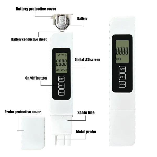 TDS Meter for Water Quality product view 03