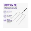 U120 120W UV+IR Supplemental Grow Light product view 04