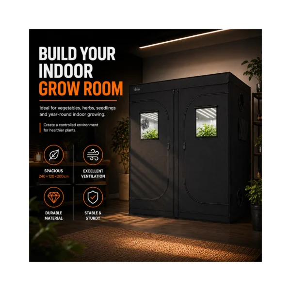 240x120x200cm Grow Tent product view 04