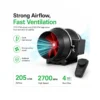Inline Extractor Fan for Grow Tents product view 07
