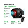 Inline Extractor Fan for Grow Tents product view 08