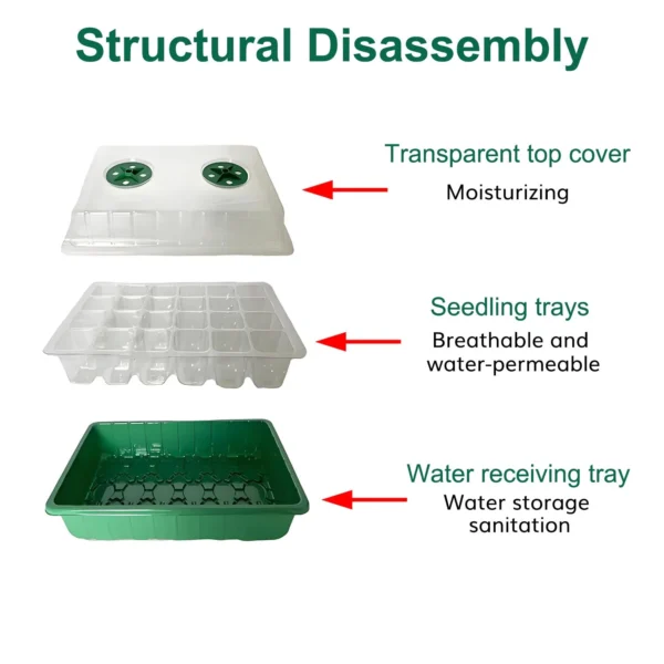 Seed Starter Trays – 6 & 24 Cell product view 07