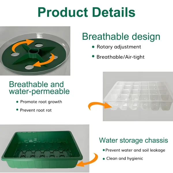 Seed Starter Trays – 6 & 24 Cell product view 08