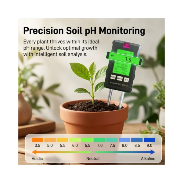 6-in-1 Soil pH Meter & Tester – product view 07 6-in-1 Soil pH Meter & Tester product view 07