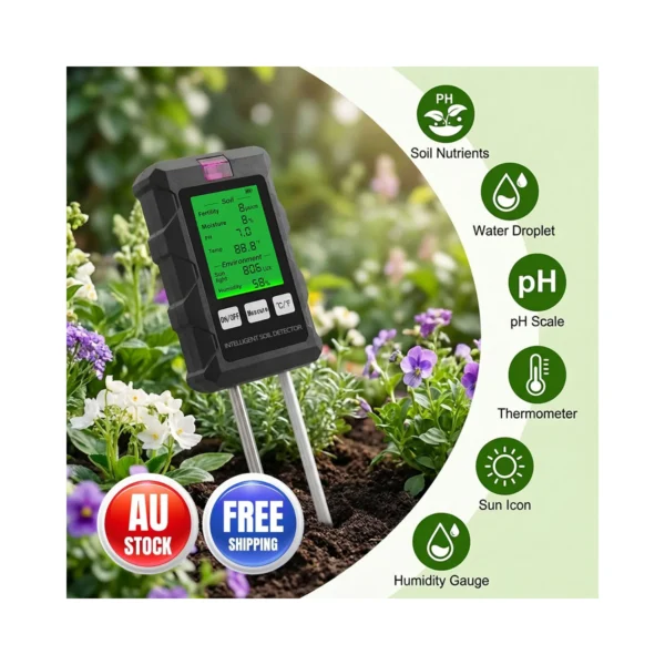 6-in-1 Soil pH Meter & Tester – product view 08 6-in-1 Soil pH Meter & Tester product view 08