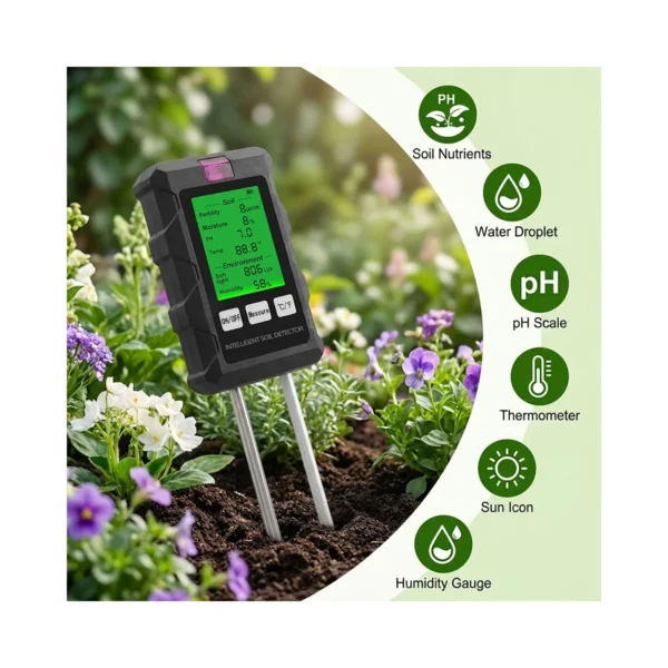 6-in-1 Soil pH Meter & Tester – product view 09 6-in-1 Soil pH Meter & Tester product view 09